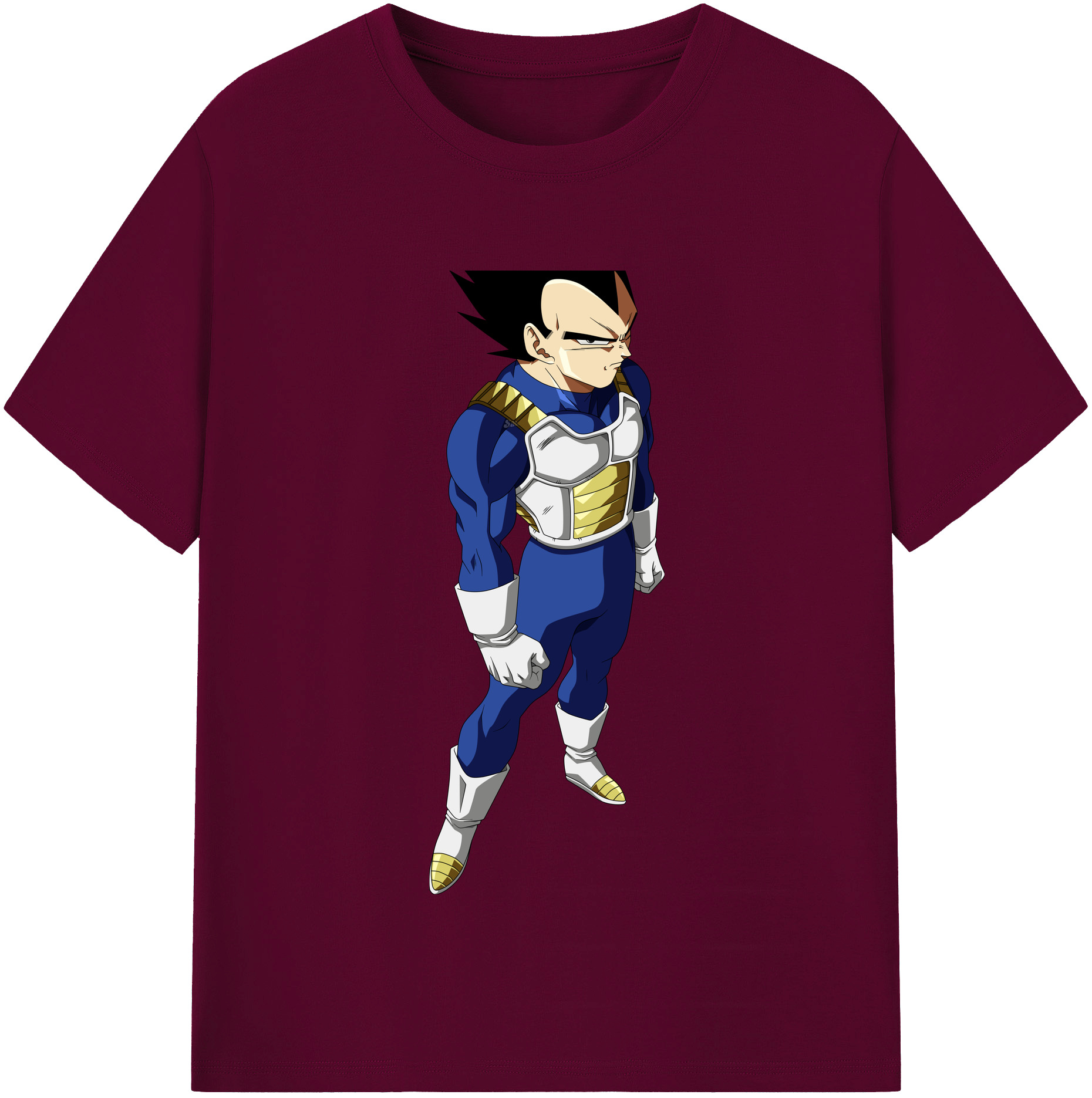 （画像用） ドラゴンボール ベジータ四世（Bejīta Yonsei）DRAGON BALL Vegeta IV レディースカジュアルプリントTシャツ（綿100％）